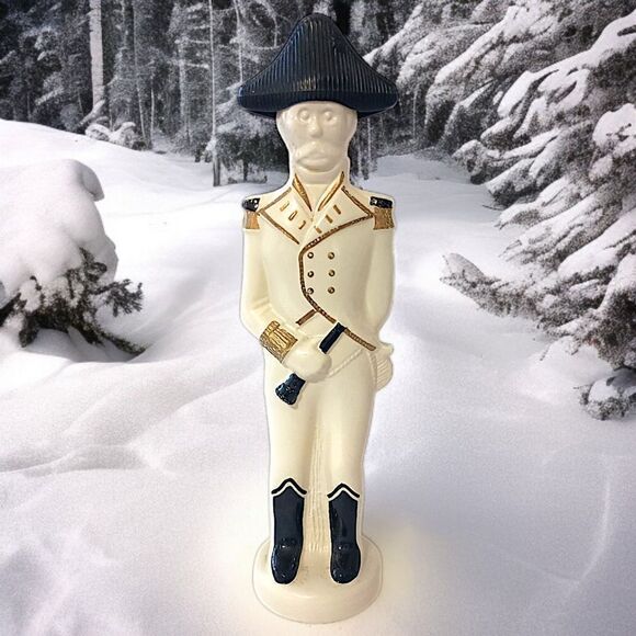 Old Spice Admiral Decanter Aftershave Empty Glass Napoleon French Officer Vtg. - Picture 9 of 13